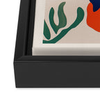 Matisse Style Abstract Cut Outs Illustrations Framed Canvas Print Gallery Image 3
