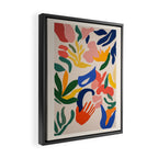 Matisse Style Abstract Cut Outs Illustrations Framed Canvas Print Gallery Image 2