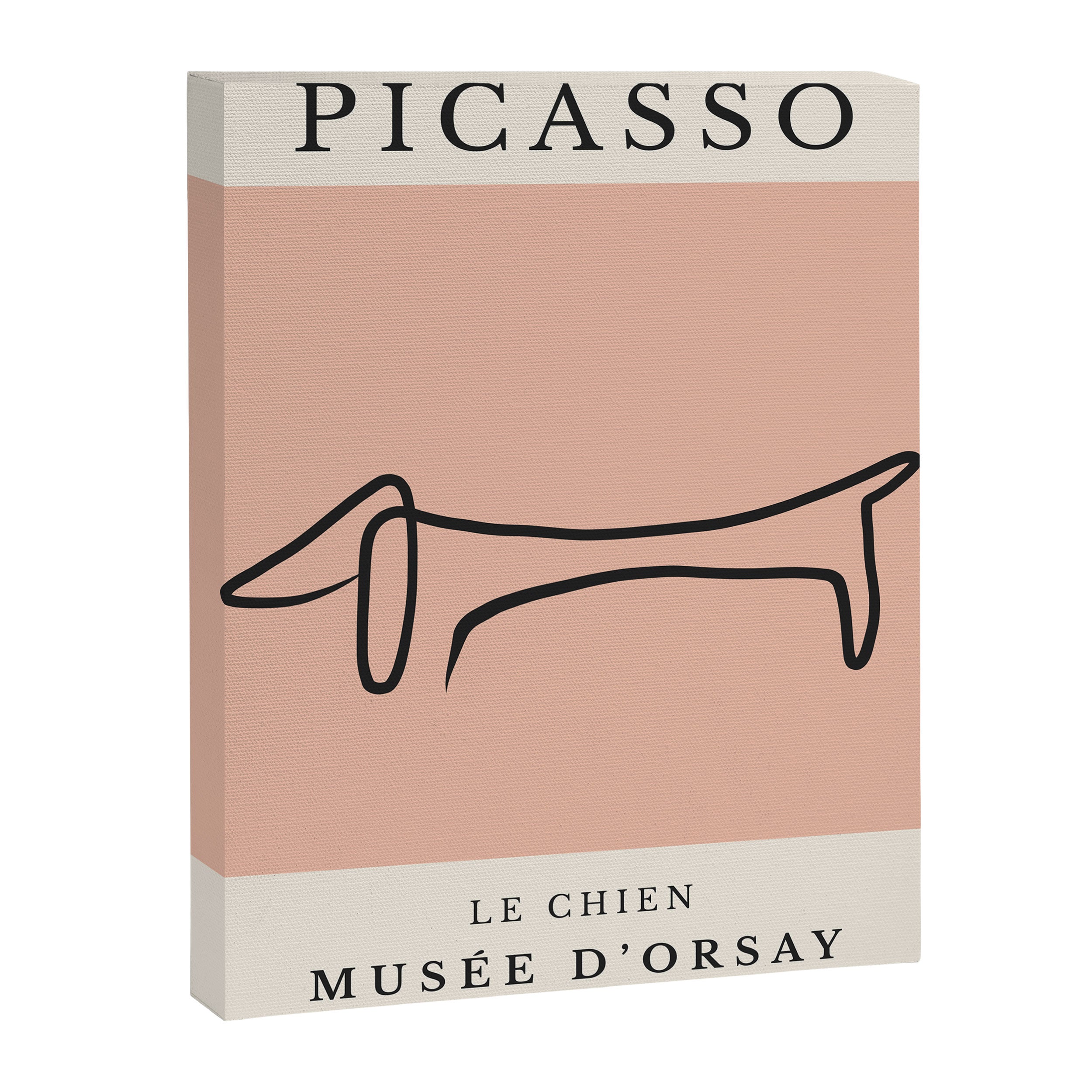 Picasso Exhibition Poster Le Chien Line Art Canvas Print Gallery Image 6