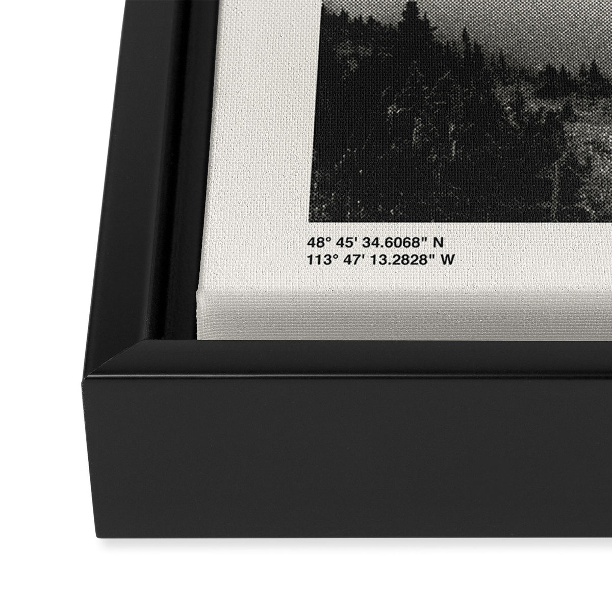 Retro National Park Poster, Glacier Montana, Vintage Mid Century Modern Framed Canvas Print Gallery Image 3