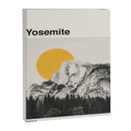 Retro Travel Poster, Yosemite National Park Collage Canvas Print Gallery Image 6