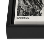 Retro Travel Print Yellowstone National Park Framed Canvas Print Gallery Image 3
