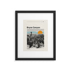 US National Park Retro Poster Bryce Canyon Utah Framed Art Print Gallery Image 5