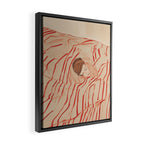 Sleeping Woman in Stripes Matisse Style 2 Framed Canvas Print Gallery Image 2
