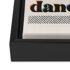 This Kitchen Is For Dancing Retro Typography Framed Canvas Print Gallery Image 3