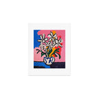 Vase of Flowers Maximalist Matisse Inspired Painting Art Print Gallery Image 1