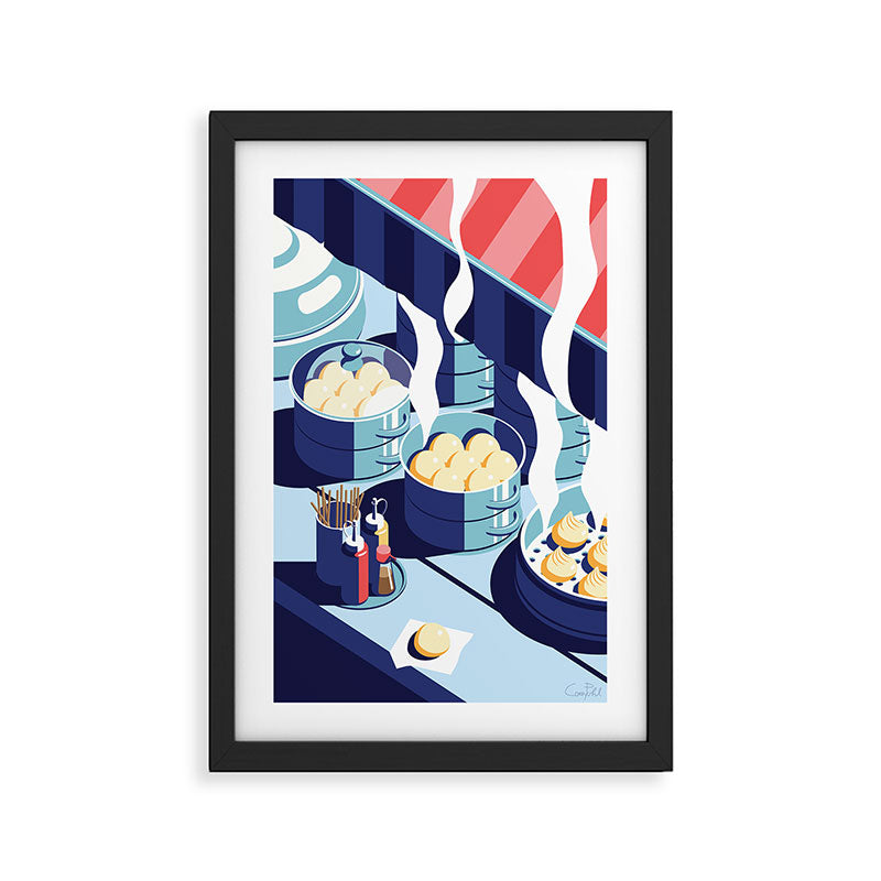 A night out in Seoul - Part 5 - Dumplings Framed Art Print Gallery Image 2