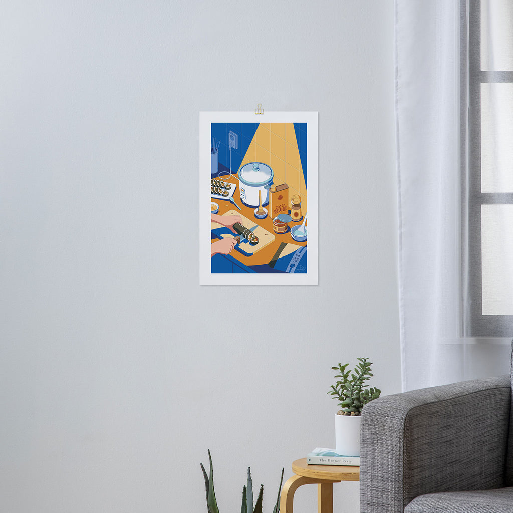 Korean Kimbab Art Print Gallery Image 3