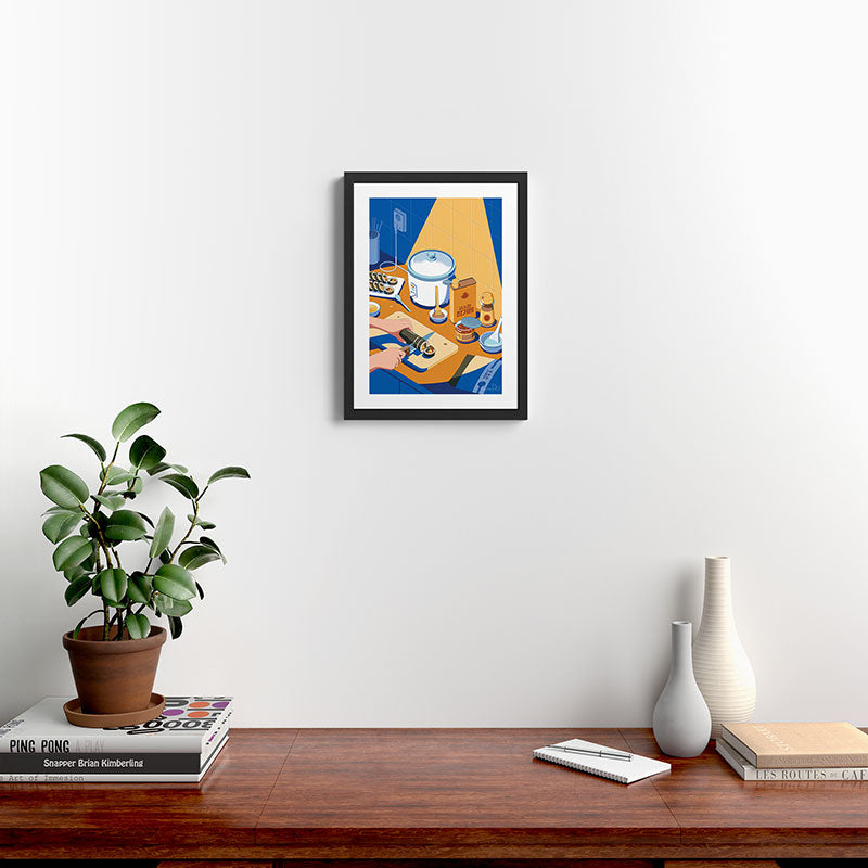 Korean Kimbab Framed Art Print Gallery Image 2
