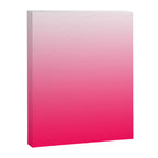 White and Warm Pink Gradient 045 Canvas Print Gallery Image 8