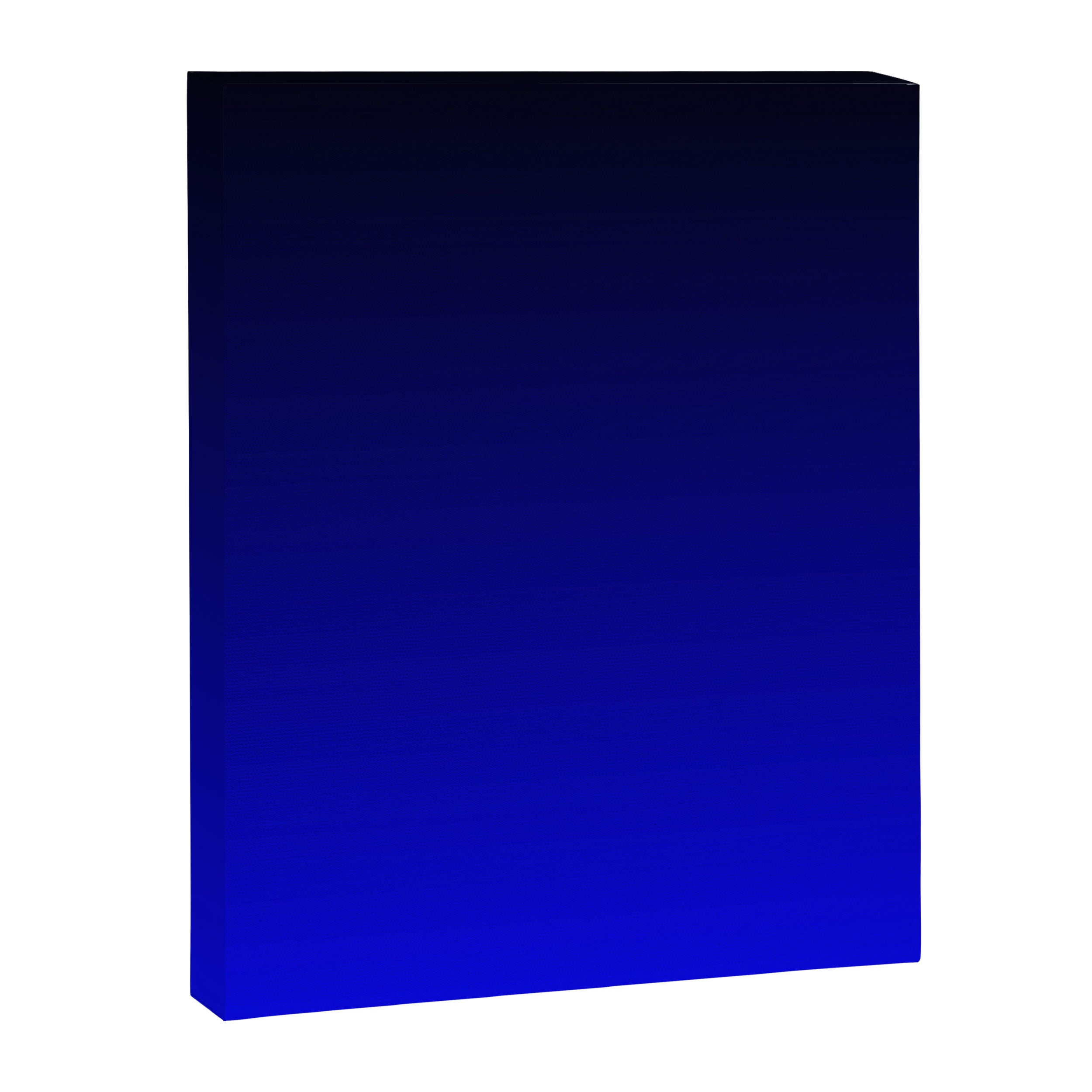 Black and Cobalt Gradient Canvas Print Gallery Image 8