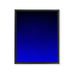 Black and Cobalt Gradient Framed Canvas Print Gallery Image 8