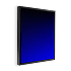 Black and Cobalt Gradient Framed Canvas Print Gallery Image 2