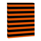 Black & Orange Stripes Canvas Print Gallery Image 6