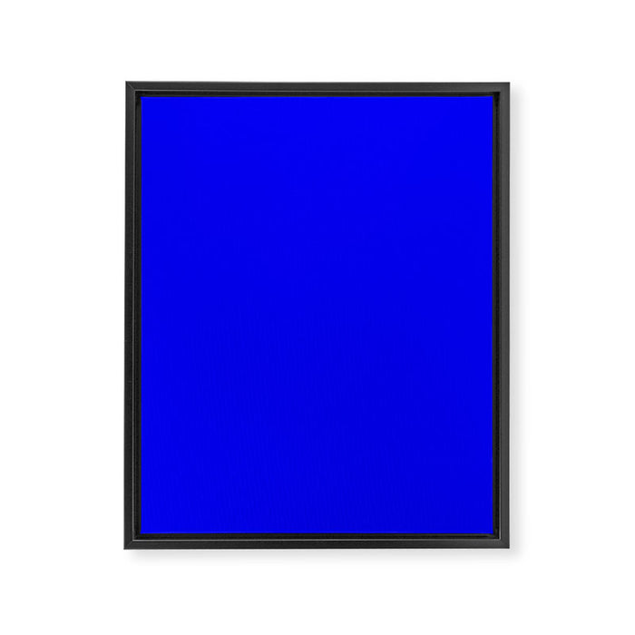 Cobalt Framed Canvas Print Gallery Image 1