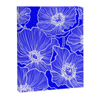 Cobalt Poppies Canvas Print Gallery Image 8
