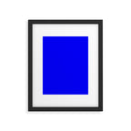 Cobalt Framed Art Print Gallery Image 6