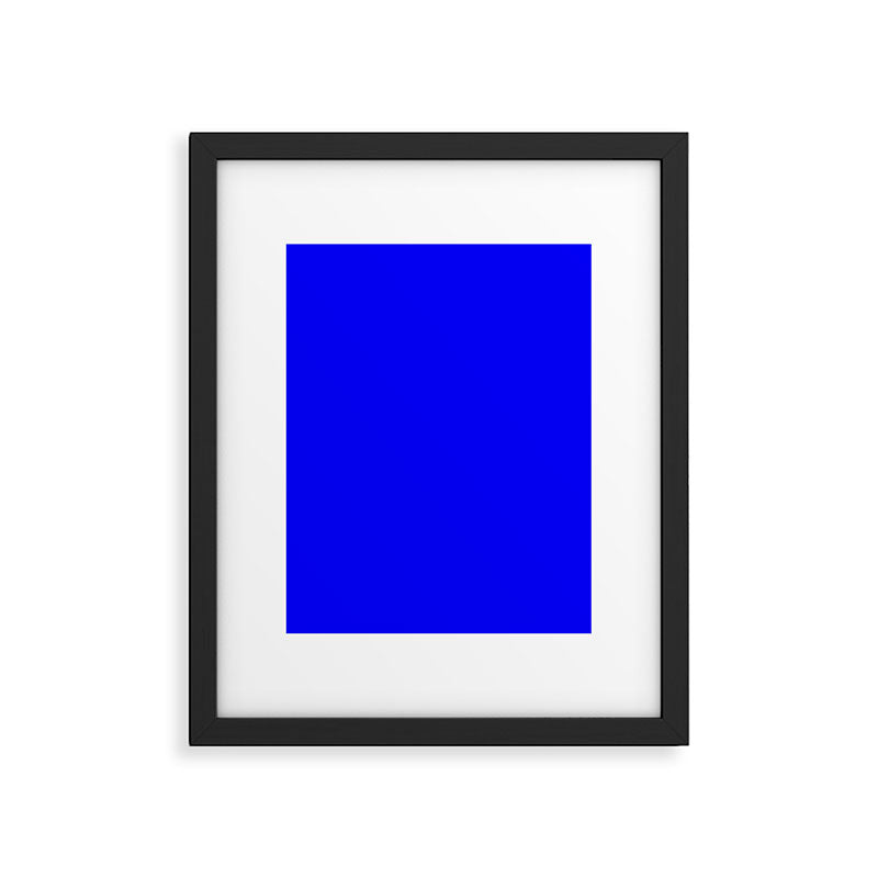 Cobalt Framed Art Print Gallery Image 6
