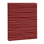 Crimson Pinstripes Canvas Print Gallery Image 8