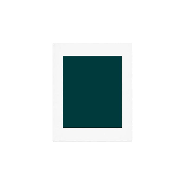 Dark Teal Art Print Gallery Image 1
