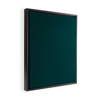 Dark Teal Framed Canvas Print Gallery Image 2