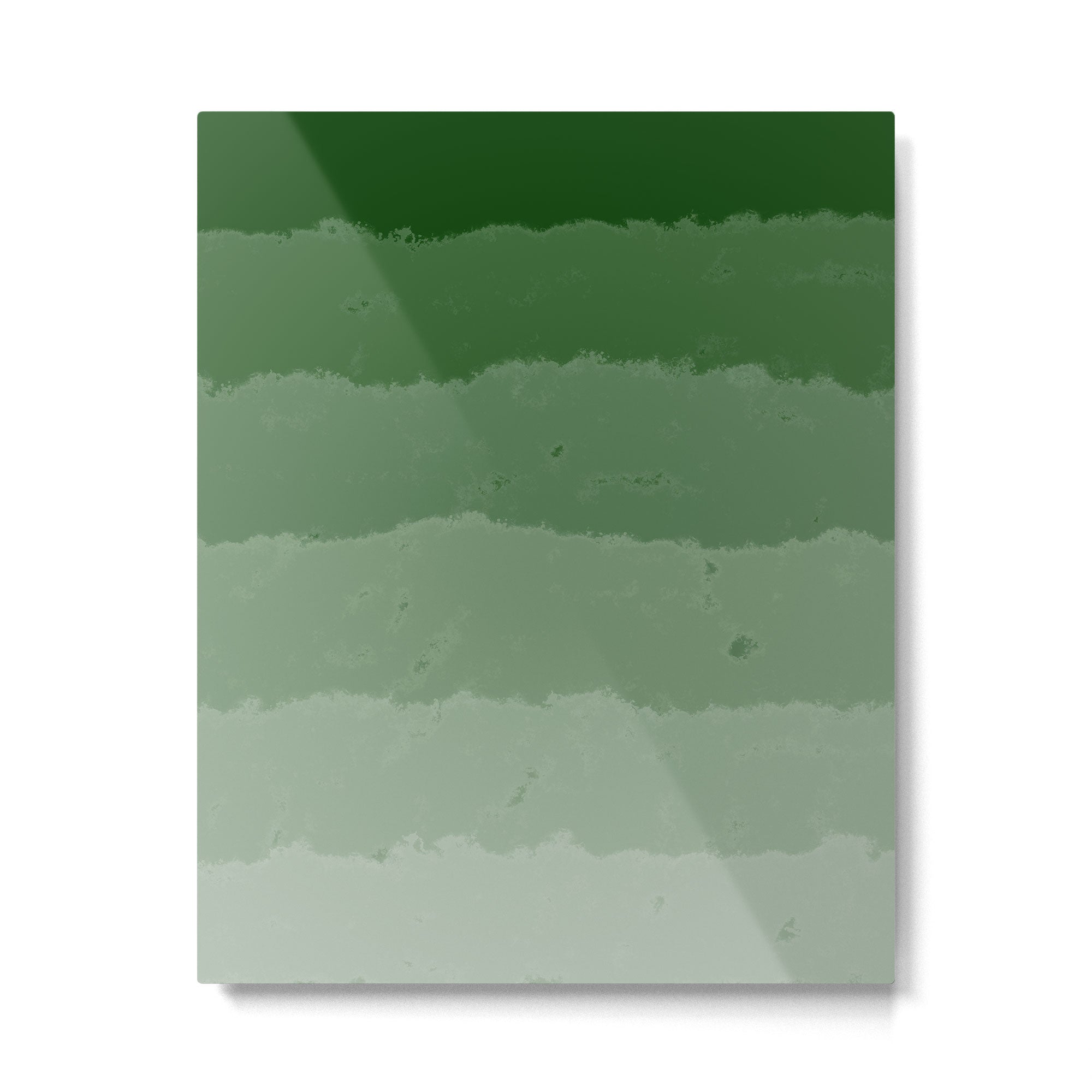 Forest Green Cloud Layers Metal Print Gallery Image 6