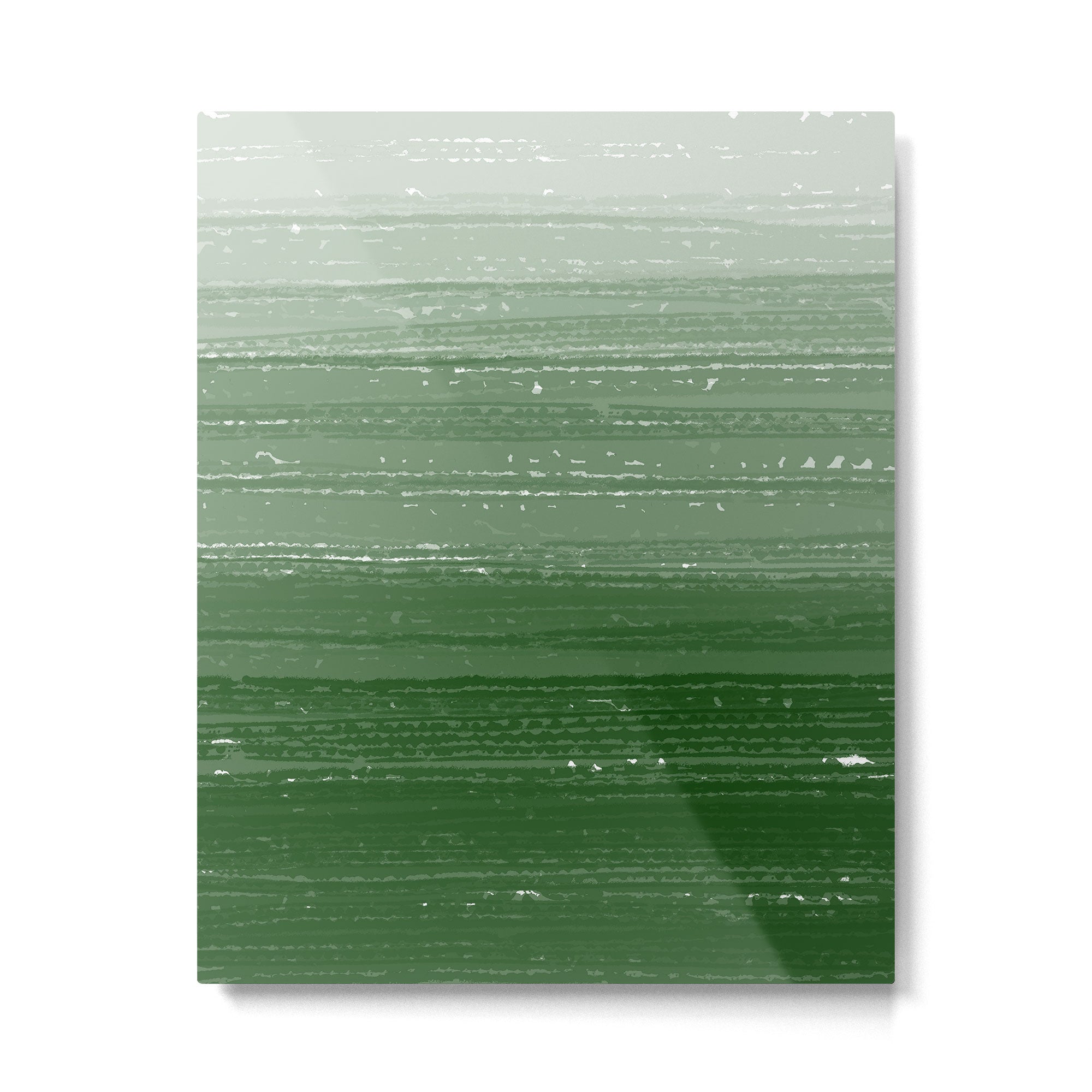 Forest Green Paint Gradient Metal Print Gallery Image 6