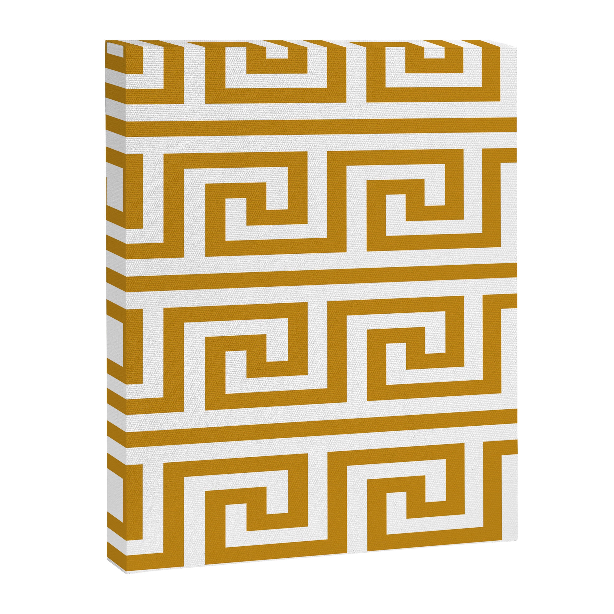 Gold Greek Key Canvas Print Gallery Image 8