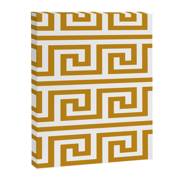 Gold Greek Key Canvas Print Gallery Image 1
