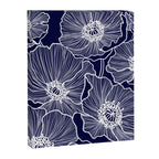 Indigo Poppies Canvas Print Gallery Image 8