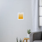 Saffron Paint Gradient Art Print Gallery Image 3