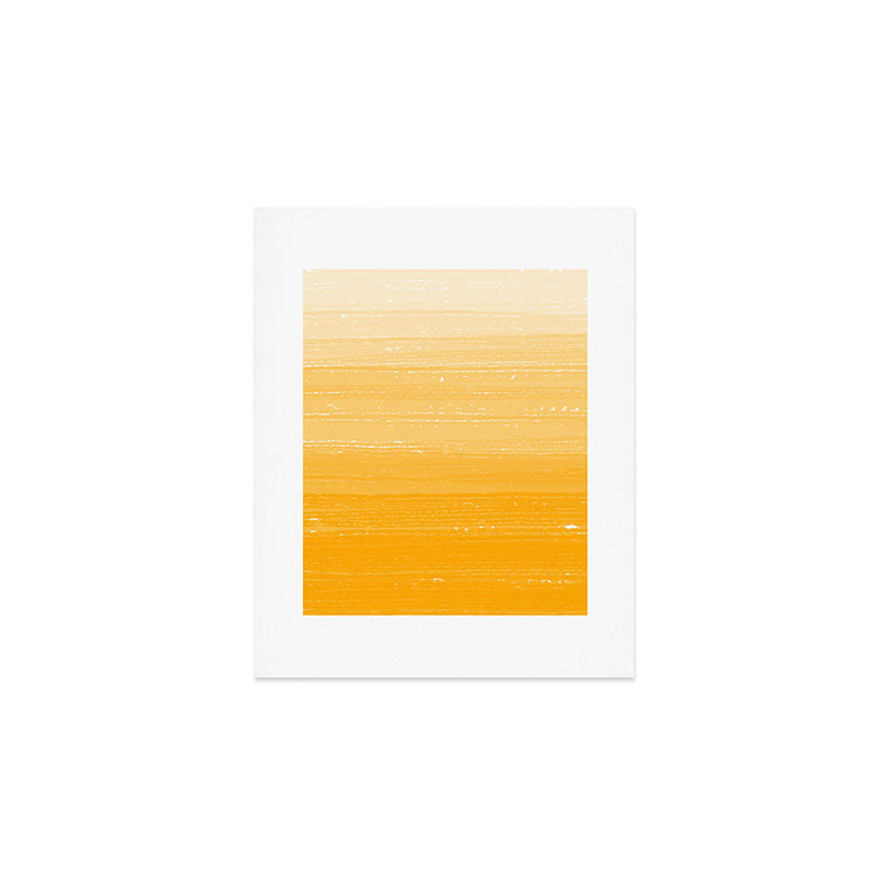 Saffron Paint Gradient Art Print Gallery Image 1
