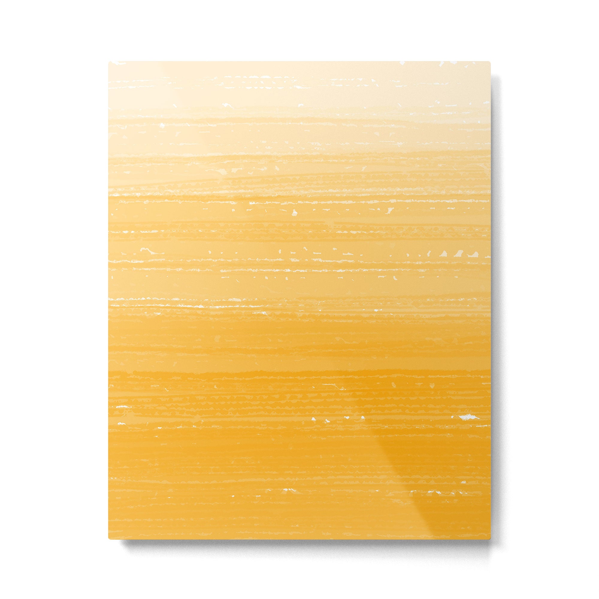Saffron Paint Gradient Metal Print Gallery Image 6