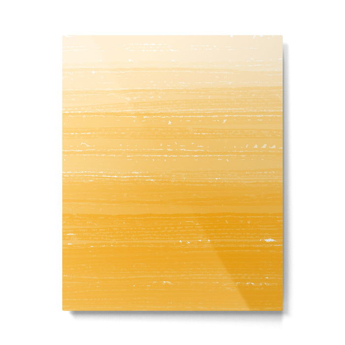 Saffron Paint Gradient Metal Print Gallery Image 1