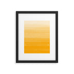 Saffron Paint Gradient Framed Art Print Gallery Image 6