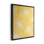 Sunshine Yellow Poppies Framed Canvas Print Gallery Image 2
