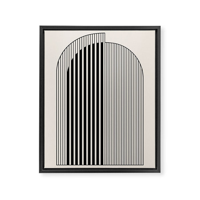 Abstract Arch Framed Canvas Print Gallery Image 1