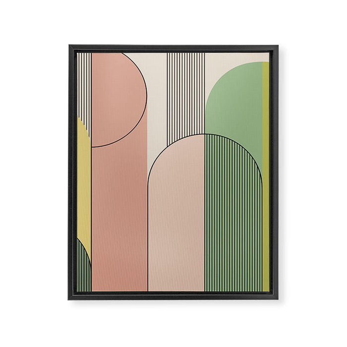 Abstract Arches I Framed Canvas Print Gallery Image 1