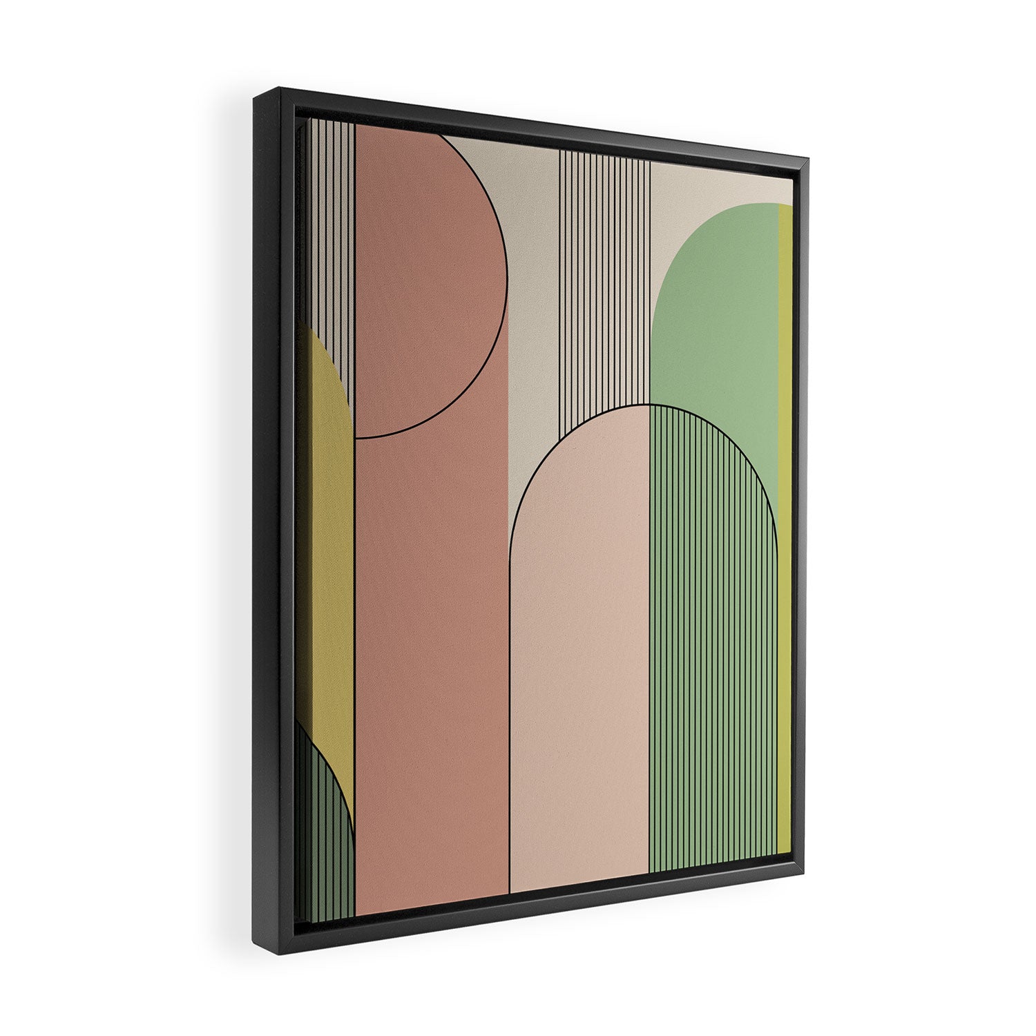 Abstract Arches I Framed Canvas Print Gallery Image 2