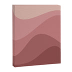 Abstract Color Waves - Pink Tones Canvas Print Gallery Image 6