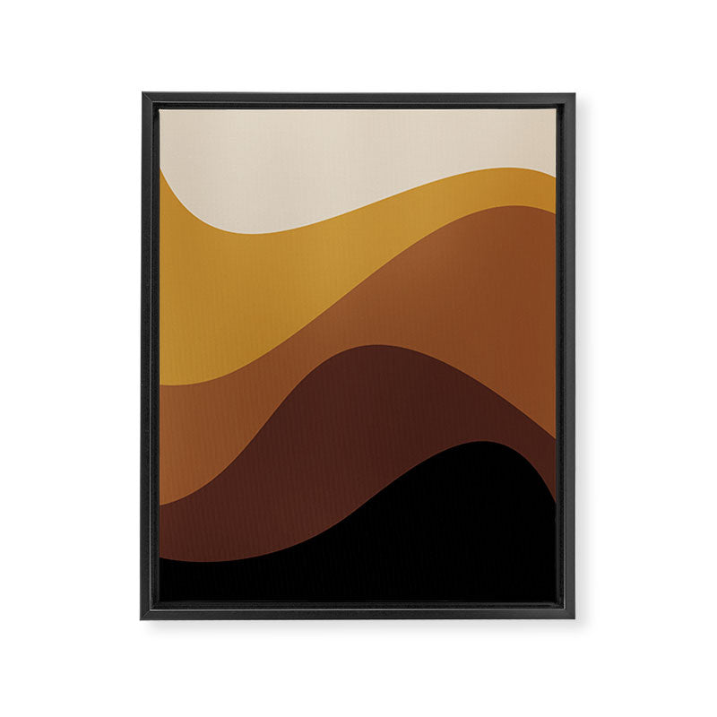 Abstract Color Waves XXVII Framed Canvas Print Gallery Image 6