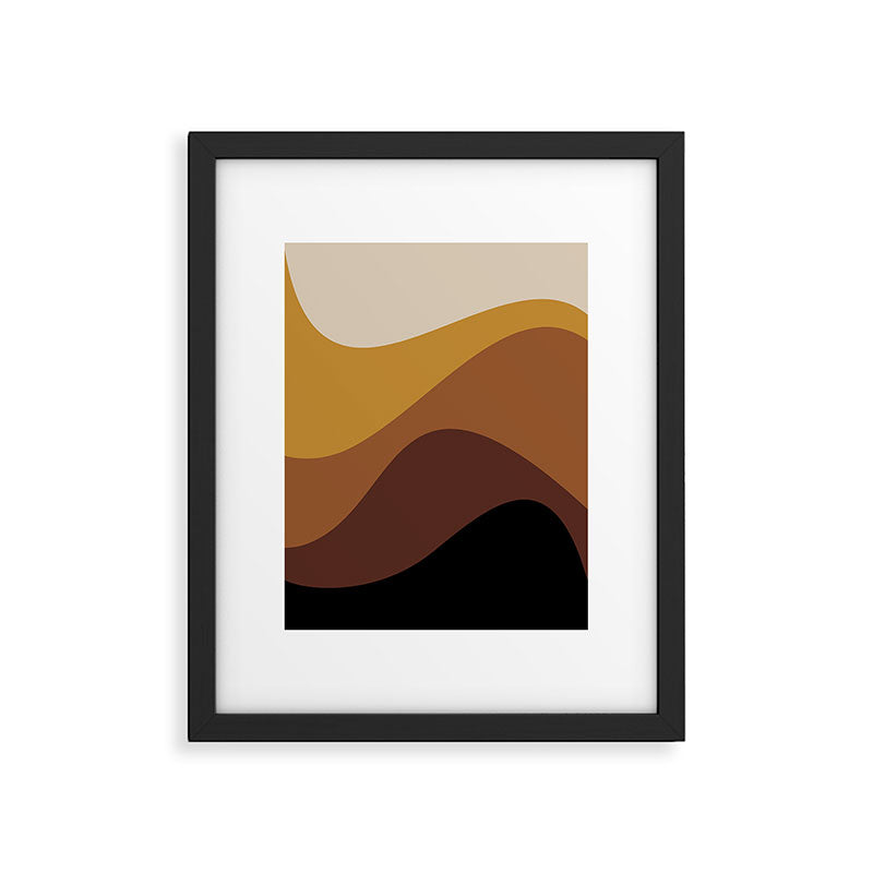 Abstract Color Waves XXVII Framed Art Print Gallery Image 5