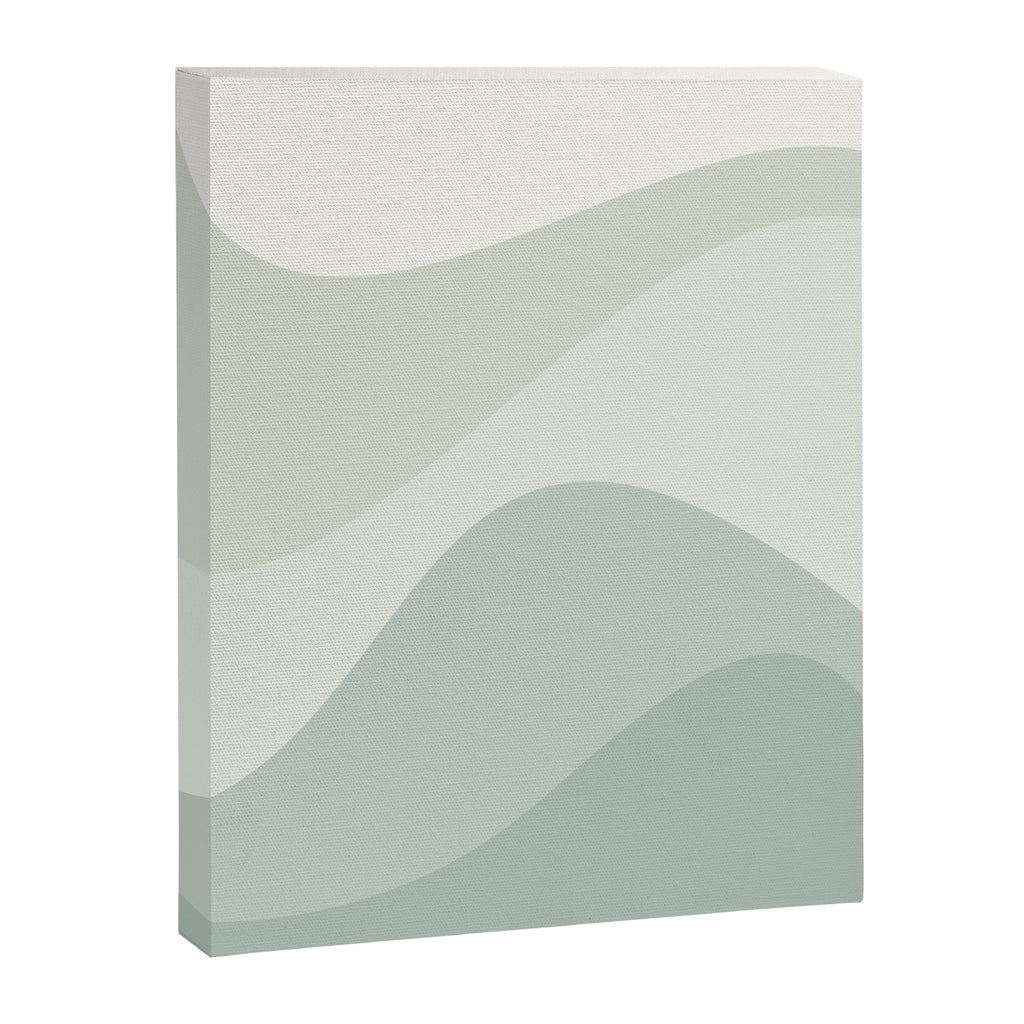 Abstract Color Waves XXXV Canvas Print Gallery Image 6