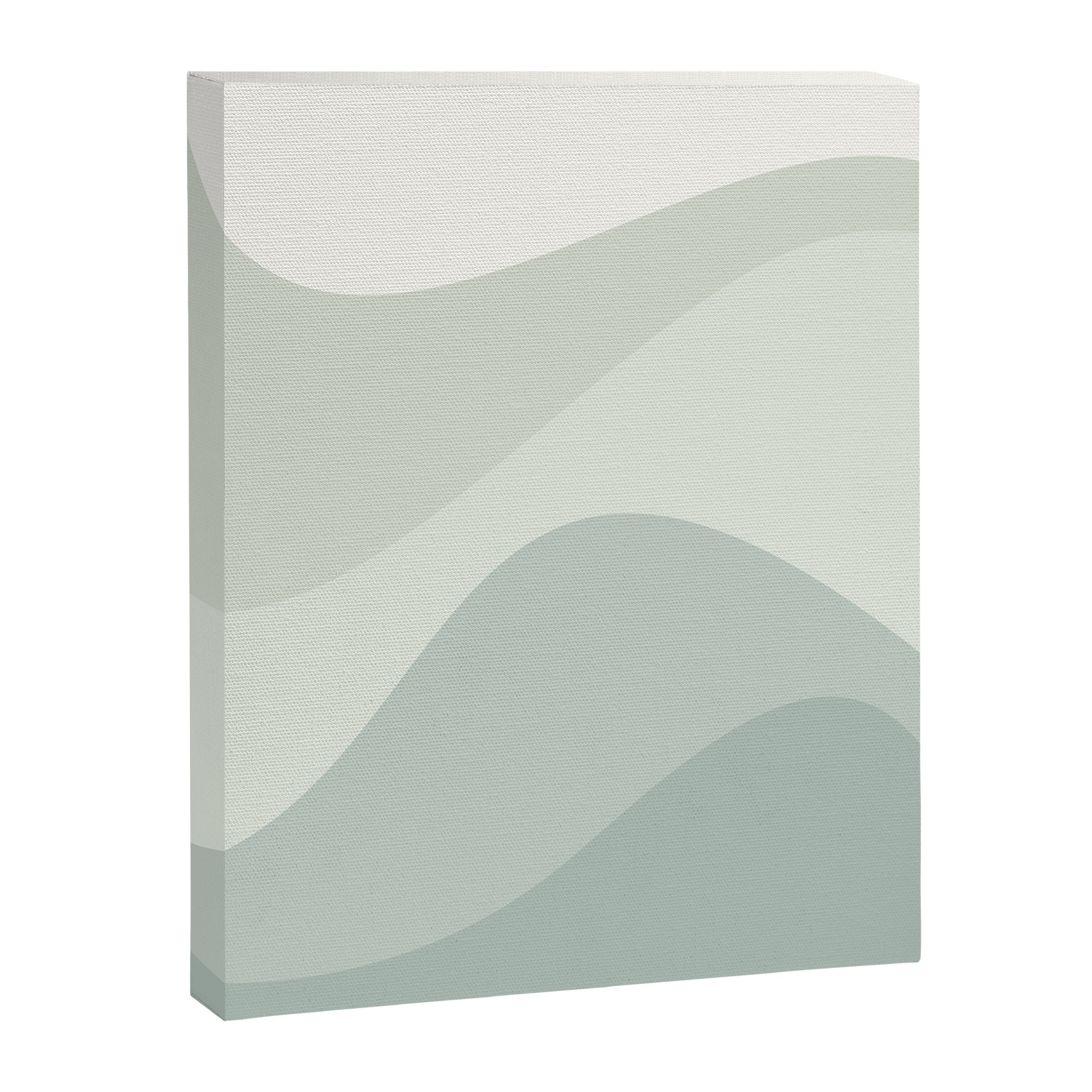 Abstract Color Waves XXXV Canvas Print Gallery Image 6