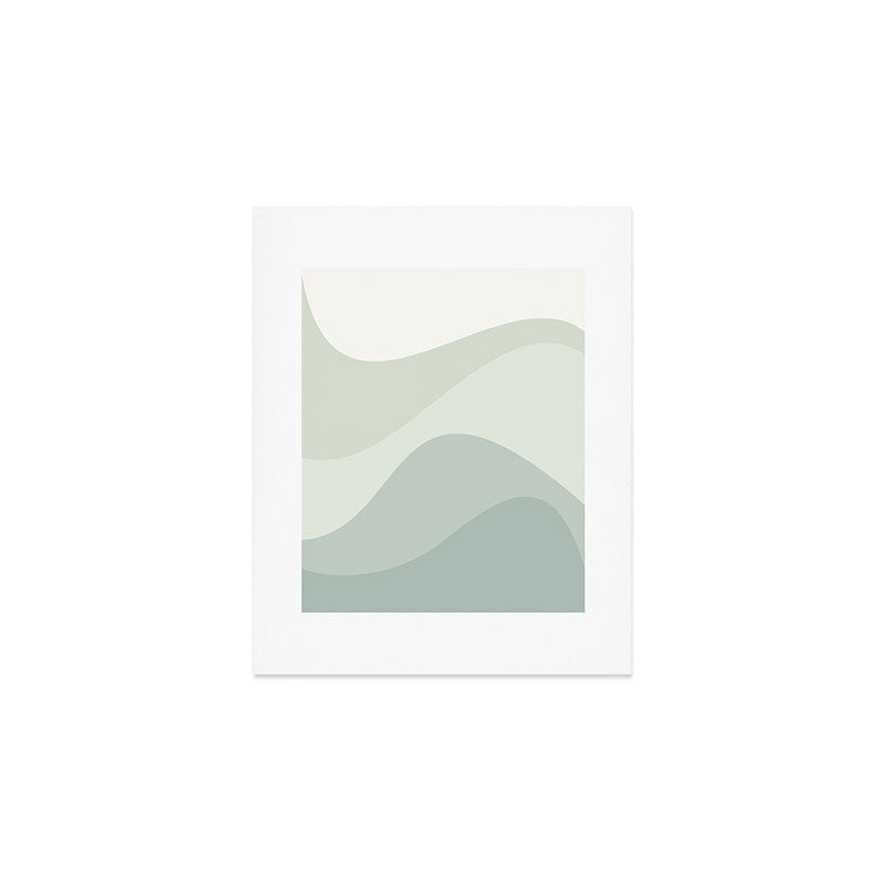 Abstract Color Waves XXXV Art Print Gallery Image 1