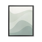 Abstract Color Waves XXXV Framed Canvas Print Gallery Image 6