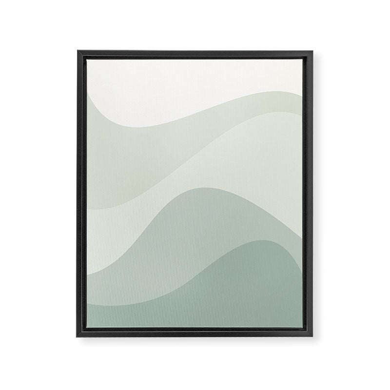 Abstract Color Waves XXXV Framed Canvas Print Gallery Image 6
