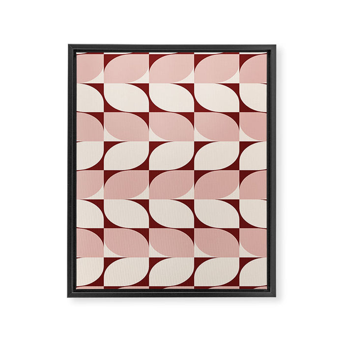 Abstract Patterned Shapes XXVIII Framed Canvas Print Gallery Image 1