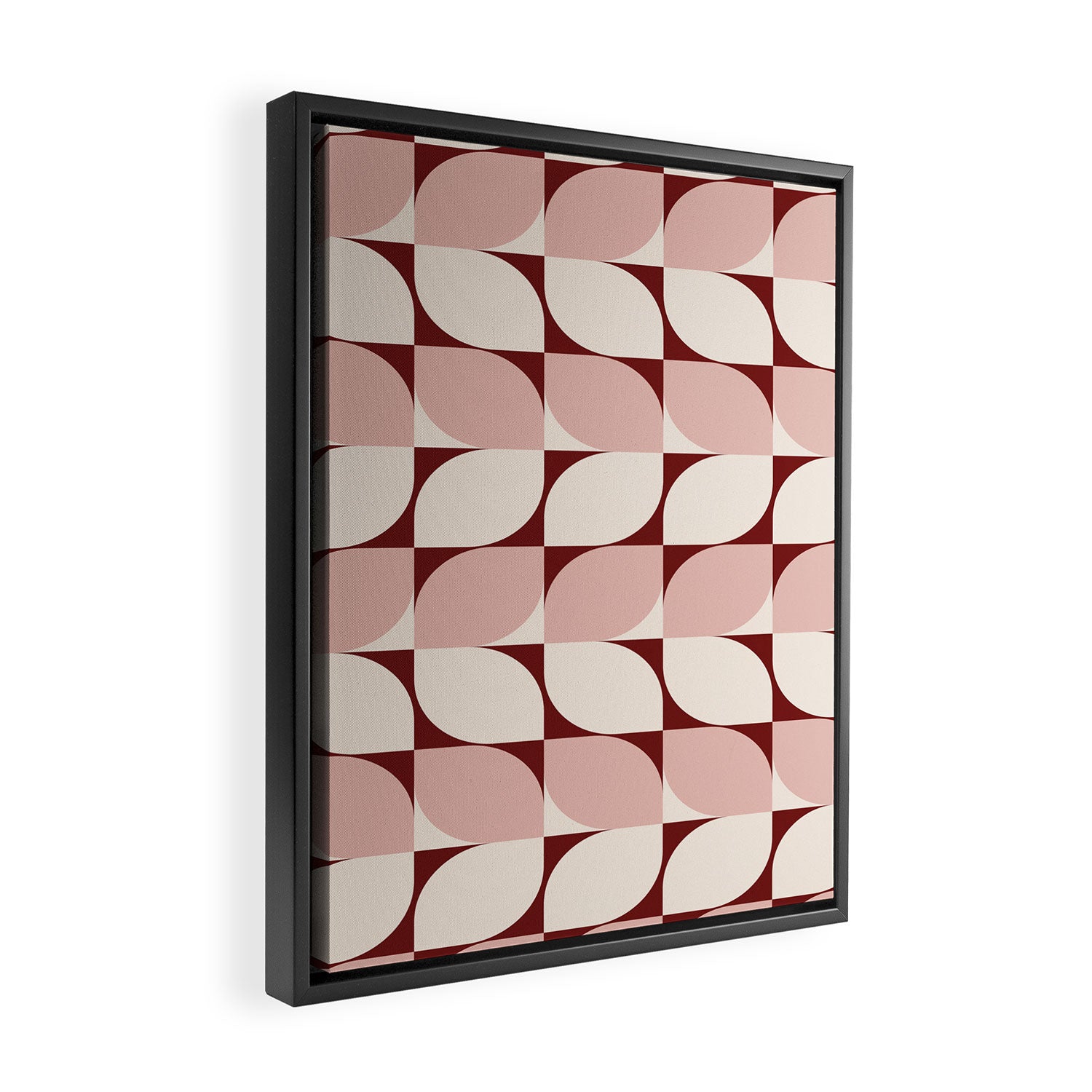 Abstract Patterned Shapes XXVIII Framed Canvas Print Gallery Image 2