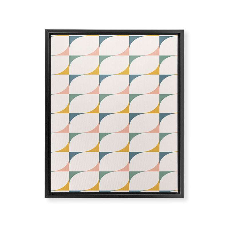 Abstract Patterned Shapes XXVI Framed Canvas Print Gallery Image 8